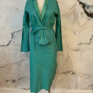 Suede skirt suit by Pinko